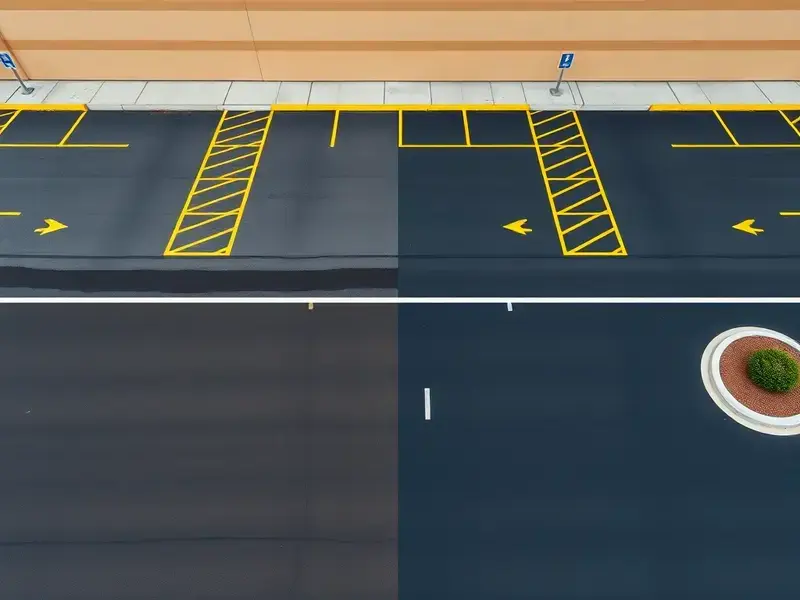 Complete parking lot resurfacing project